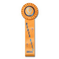 11" Stock Rosettes/Trophy Cup On Medallion - HONOR ROLL AWARD